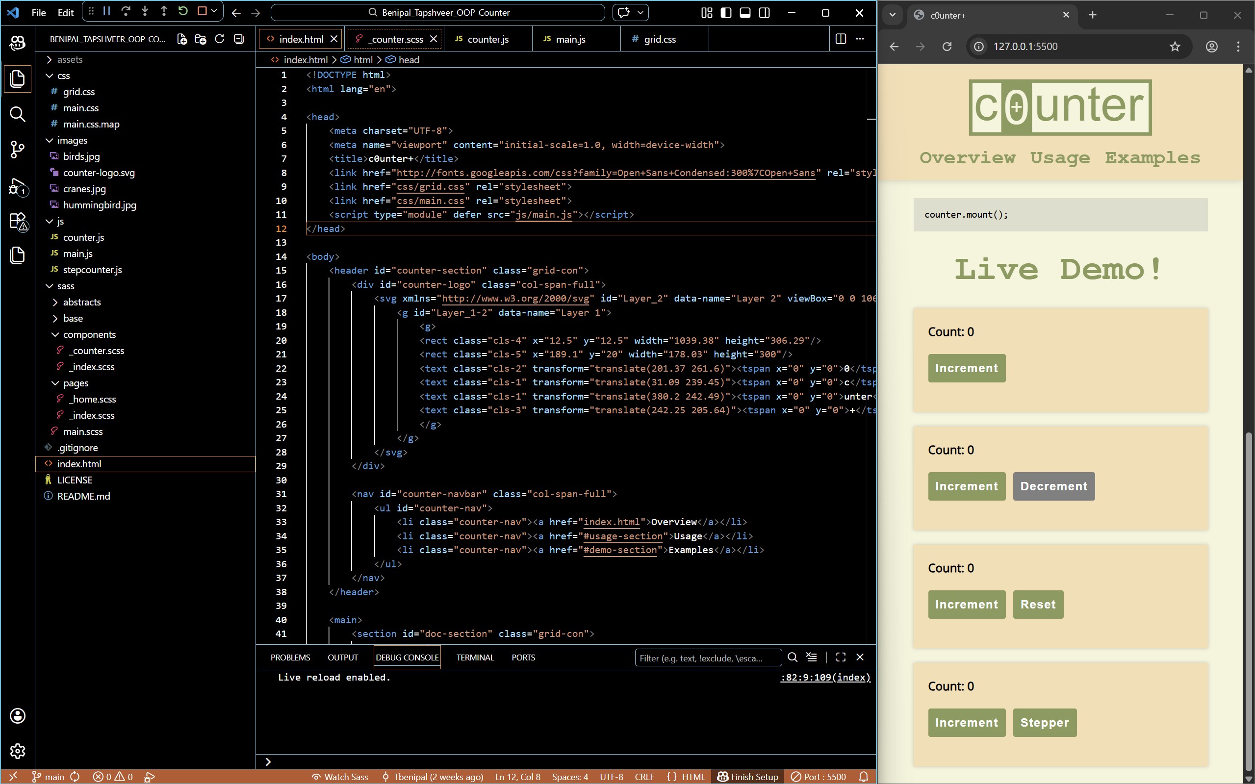 Nova Earbuds website - Code and development process